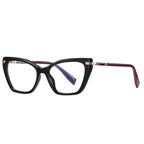 Graphic Cat Eye Blue Light Blocking Glasses
