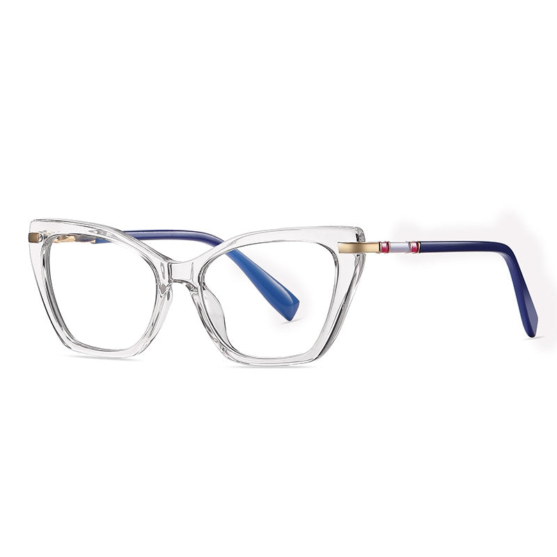 Graphic Cat Eye Blue Light Blocking Glasses