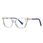 Graphic Cat Eye Blue Light Blocking Glasses