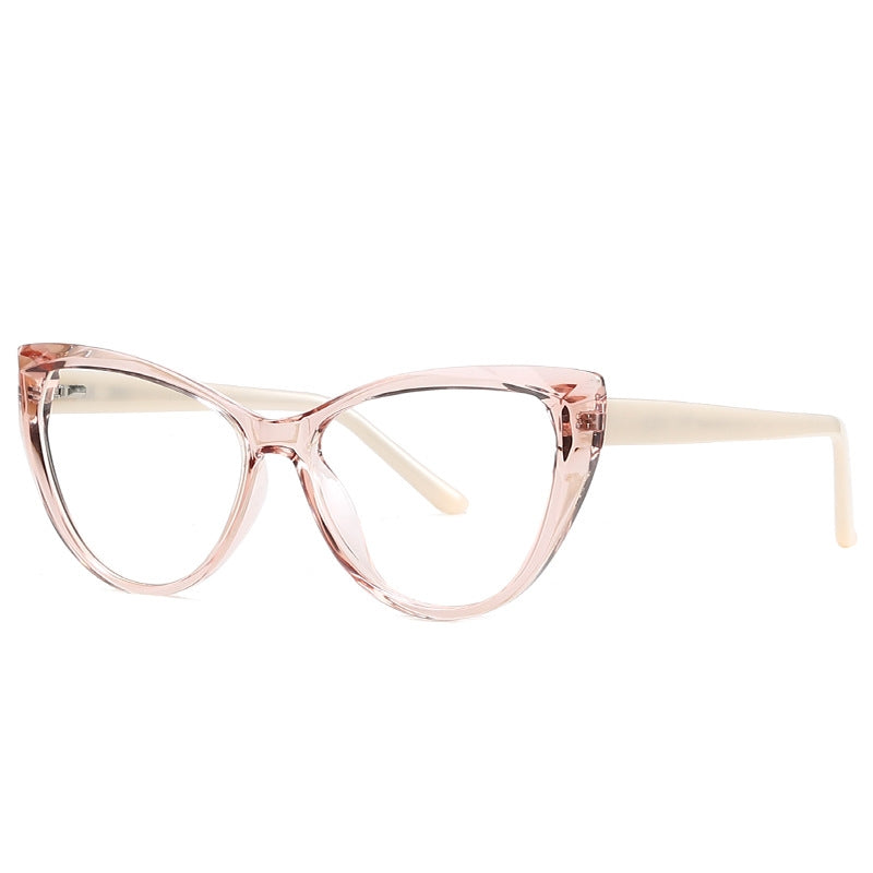 Champagne Large Cat Eye Glasses