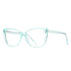 Classic Butterfly Cat Eye Blue Light Blocking Glasses in Blush Peach Pink