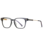 Classic Square Rivet Blue Light Blocking Eyeglasses