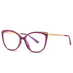 Cat-Eye Blue Light Blocking Glasses with Spring Hinge