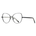 Oversized Metal Butterfly Blue Light Blocking Glasses