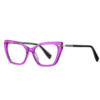 Graphic Cat Eye Blue Light Blocking Glasses