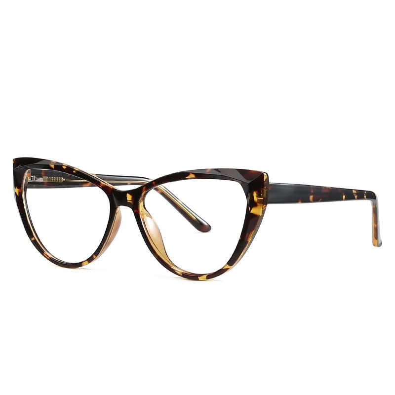 Clear Large Cat Eye Glasses