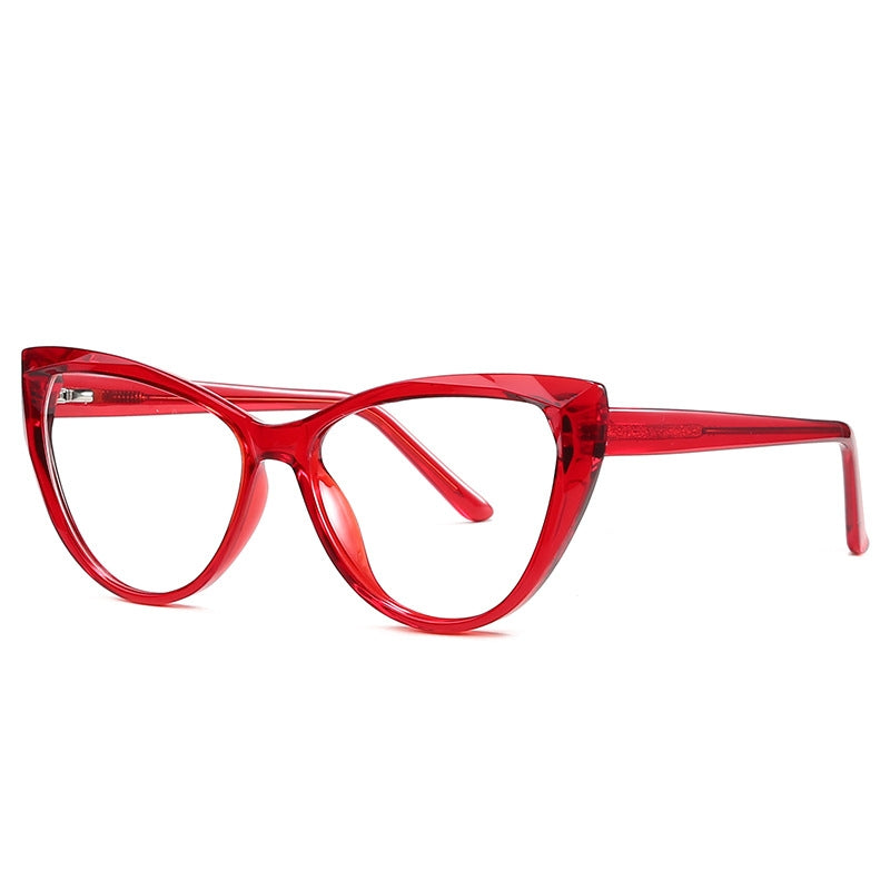 Black Large Cat Eye Glasses