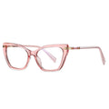 Graphic Cat Eye Blue Light Blocking Glasses