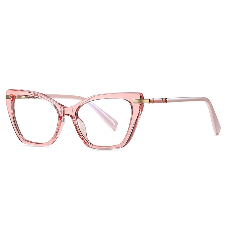 Graphic Cat Eye Blue Light Blocking Glasses