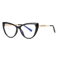 Studded Brow Cat Eye Blue Light Blocking Glasses