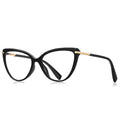 Black Modern Cat Eye Glasses