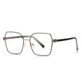 Honeycomb Hinge Butterfly Blue Light Blocking Glasses in Gold & Black