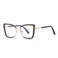 Windsor Rim Square Blue Light Blocking Glasses in Gold & Black