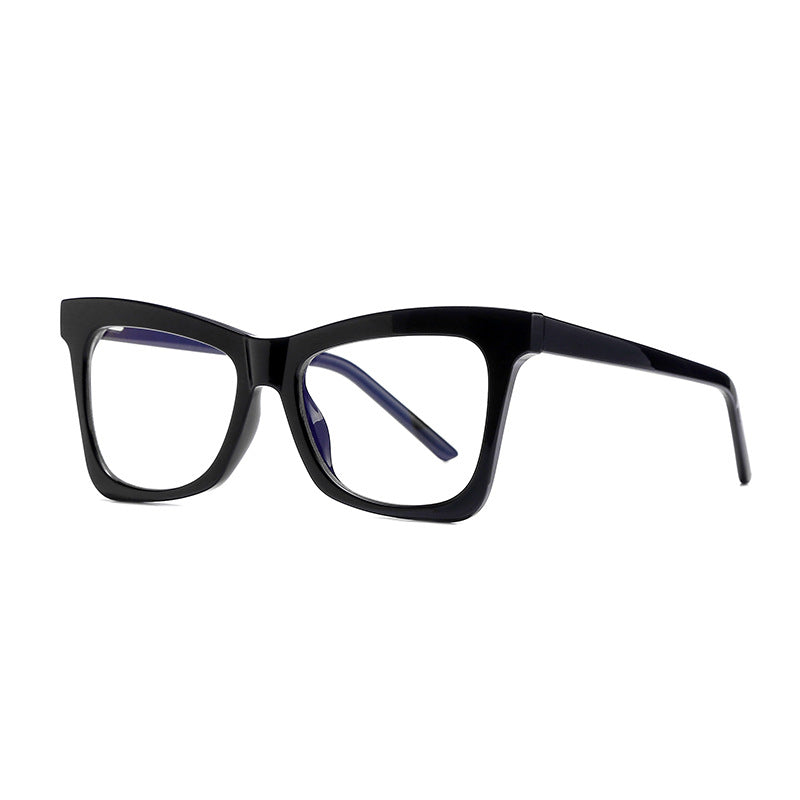 Shimmer Butterfly Blue Light Blocking Glasses in Glossy Black