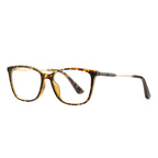 Gold Bridge Square Blue Light Blocking Glasses in Classic Tortoiseshell