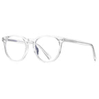 Classic Round Blue Light Blocking Glasses in Emerald Green