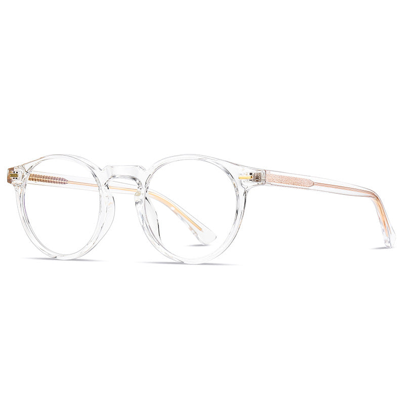 Translucent Pink Round Glasses