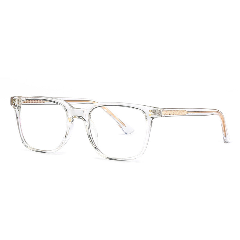 Translucent Pink Rectangular Glasses