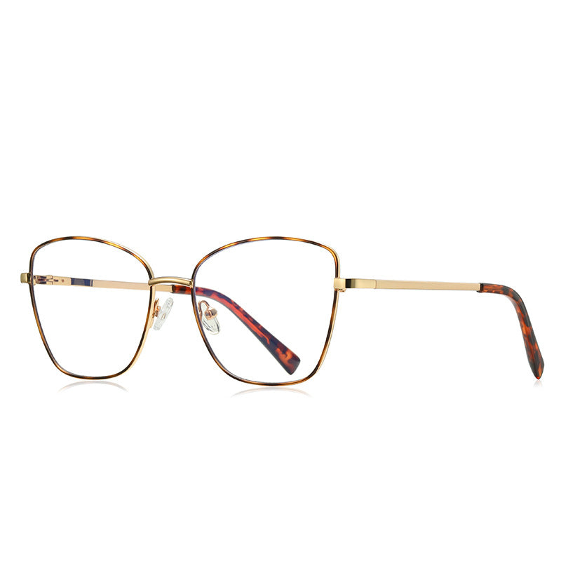 Enamel Wire Butterfly Blue Light Blocking Glasses in Gold & Tortoiseshell Enamel