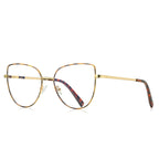 Enamel Edge Butterfly Blue Light Blocking Glasses in Gold & Tortoiseshell Enamel
