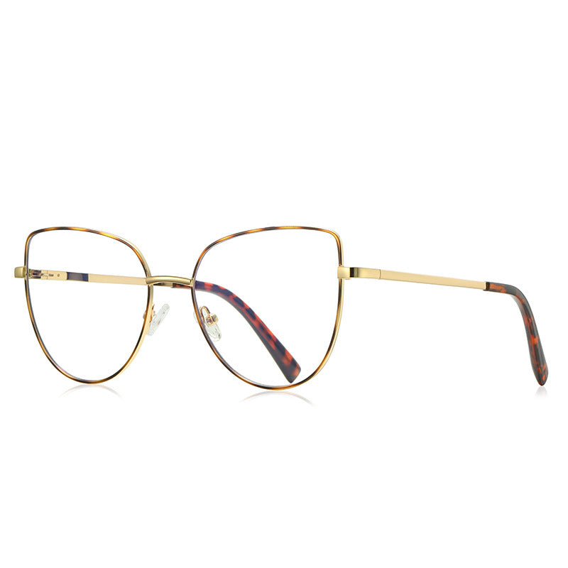 Enamel Edge Butterfly Blue Light Blocking Glasses in Gold & Tortoiseshell Enamel