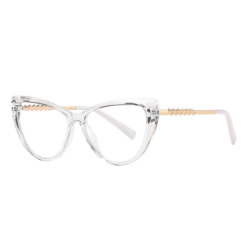 Studded Brow Cat Eye Blue Light Blocking Glasses