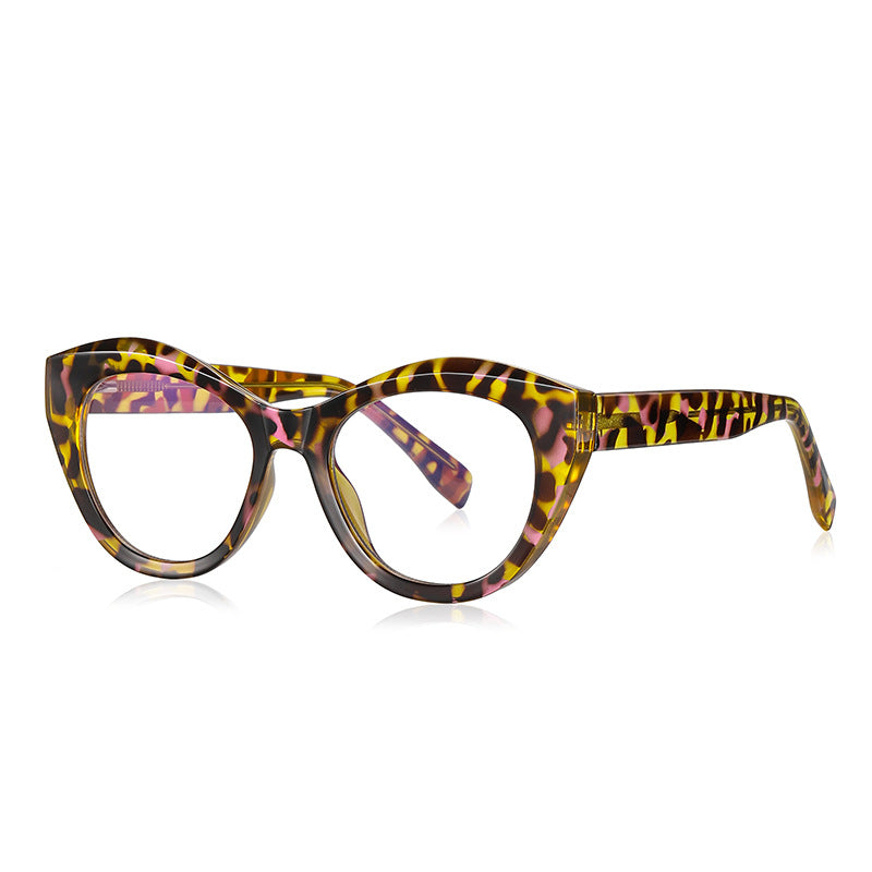Wave Cat Eye Blue Light Blocking Glasses in Colorful Tortoiseshell