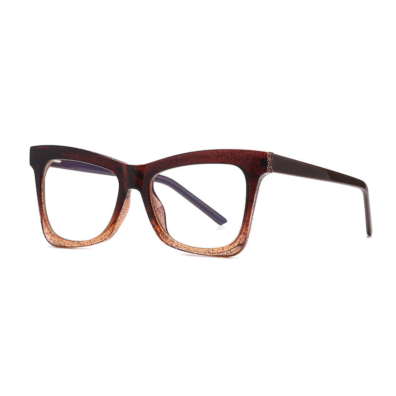 Shimmer Butterfly Blue Light Blocking Glasses in Shimmer Amber Brown