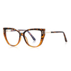 Greek Key Cat Eye Blue Light Blocking Glasses in Classic Tortoiseshell