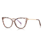Gold Temple Butterfly Cat Eye Blue Light Blocking Glasses in Pink Tortoiseshell & Gold