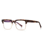 Classic Browline Blue Light Blocking Glasses in Tortoiseshell &amp; Gold