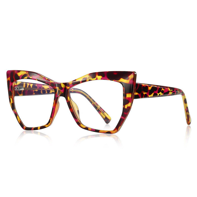 Geometric Butterfly Blue Light Blocking Glasses in Pink Tortoiseshell