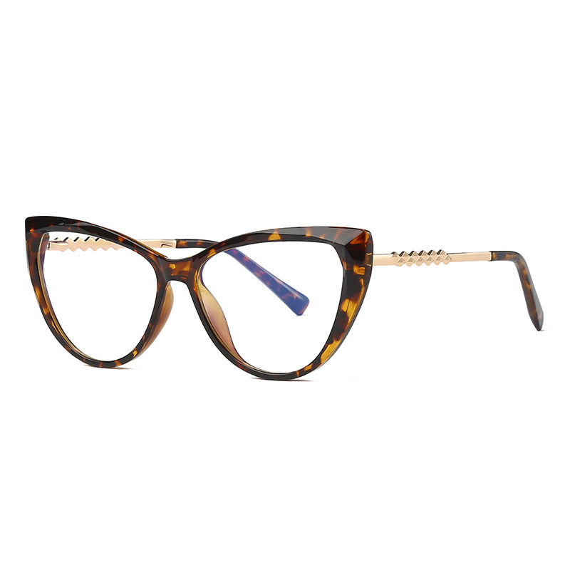 Studded Brow Cat Eye Blue Light Blocking Glasses