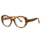 Retro Oval Blue Light Blocking Glasses