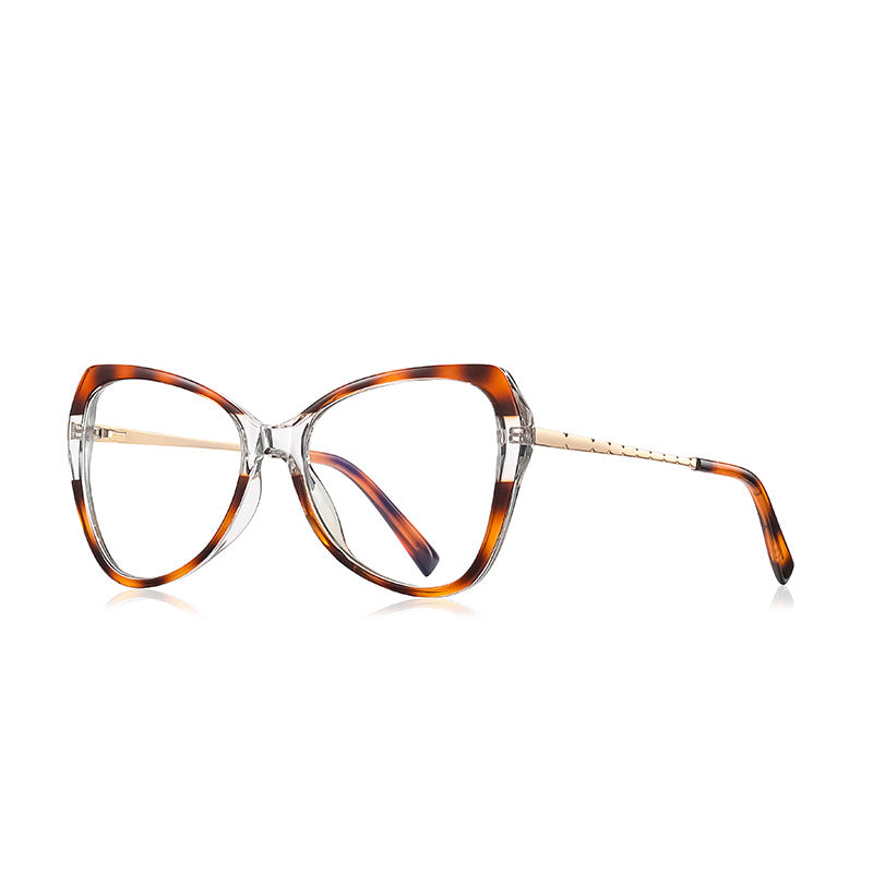 Winged Butterfly Blue Light Blocking Glasses in Tortoiseshell &amp; Clear
