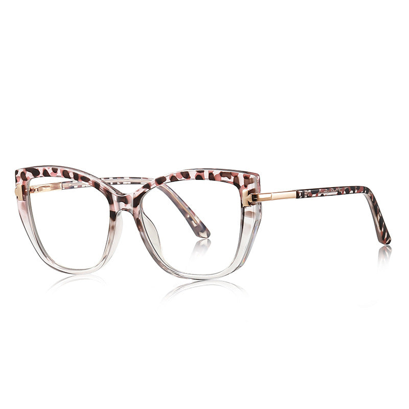 T-Bar Butterfly Blue Light Blocking Glasses in Amber Pink Tortoiseshell