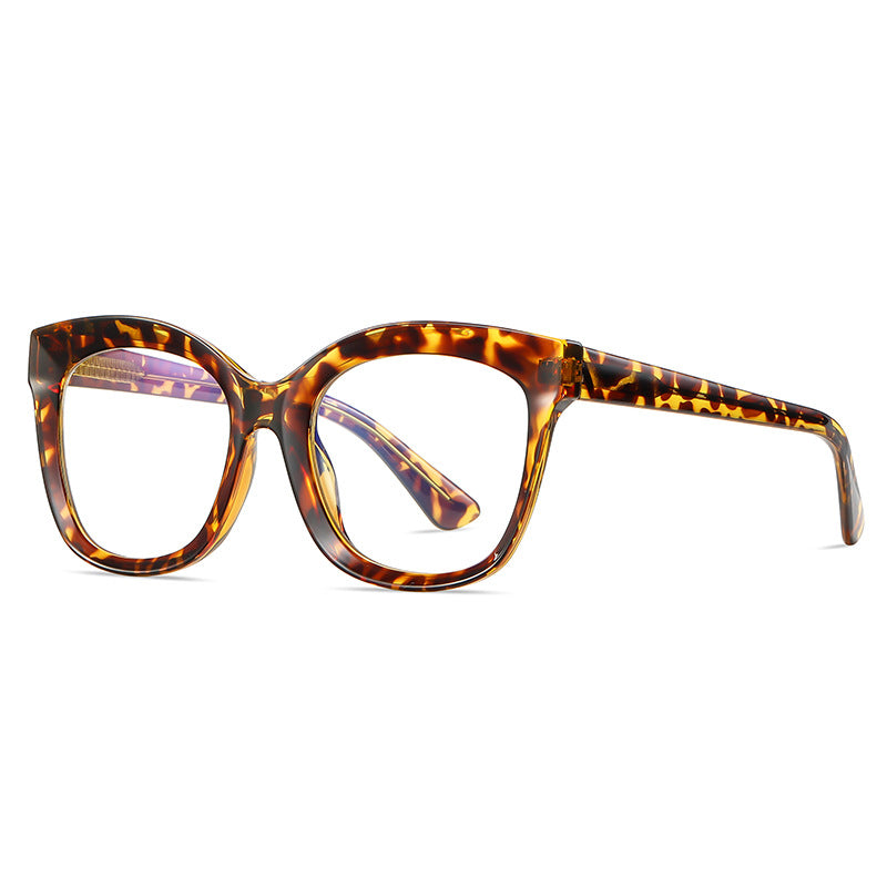 Clear Oversized Cat-Eye Glasses