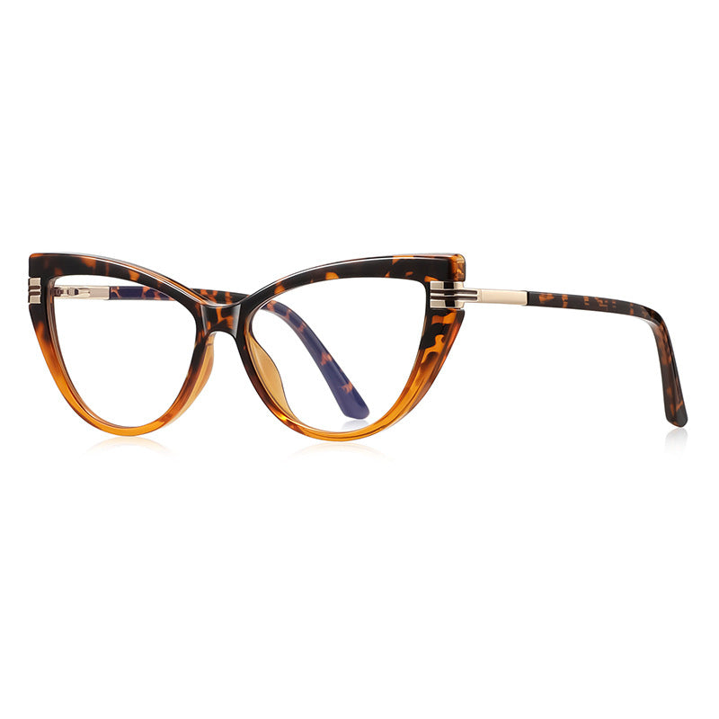 Winged Cat Eye Blue Light Blocking Glasses in Classic Tortoiseshell
