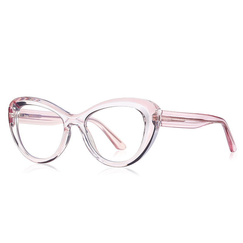 Blue and Purple Two-Tone Eyeglasses