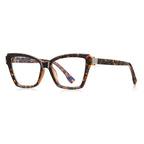 Pavé Hinge Cat Eye Blue Light Blocking Glasses in Classic Tortoiseshell
