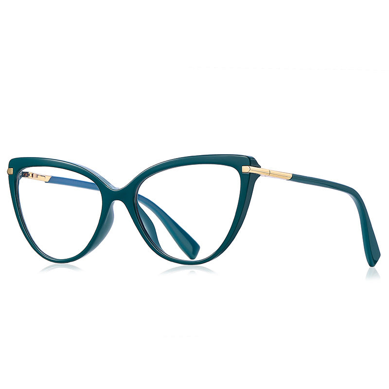 Clear Modern Cat Eye Glasses