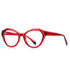 Geometric Cat Eye Blue Light Blocking Glasses