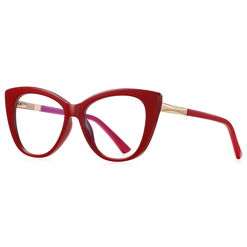 Red Cat-Eye Glasses