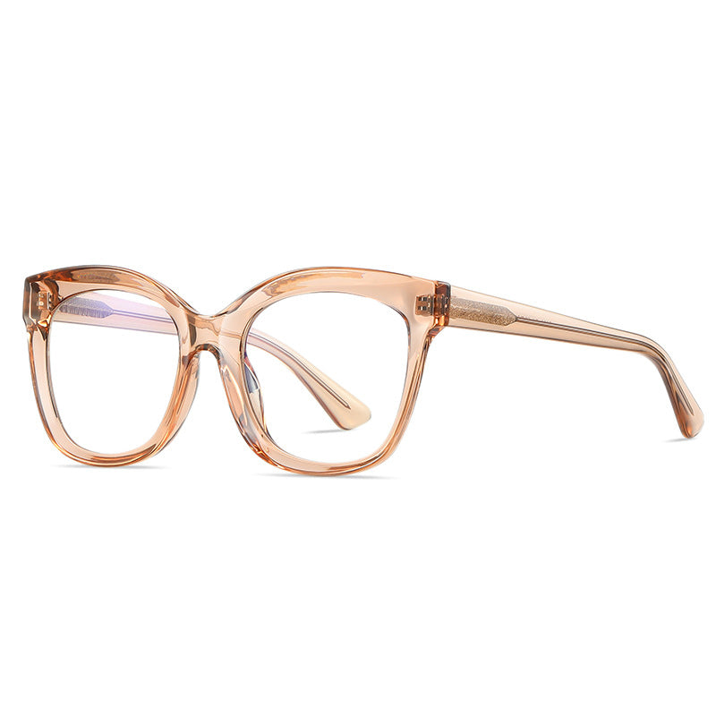 Red Oversized Cat-Eye Glasses