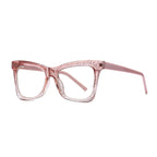 Shimmer Butterfly Blue Light Blocking Glasses in Shimmer Blush Pink