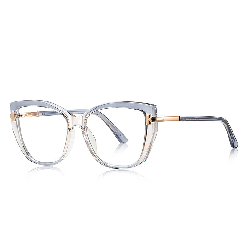 T-Bar Butterfly Blue Light Blocking Glasses in Ice Blue