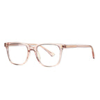 Translucent Beige Rectangular Glasses