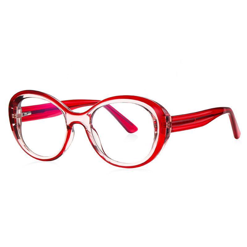 Retro Oval Blue Light Blocking Glasses