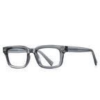 Classic Rectangle Blue Light Blocking Glasses in Olive Brown