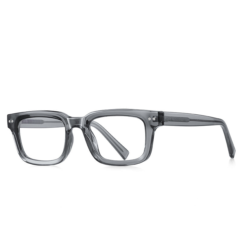 Classic Rectangle Blue Light Blocking Glasses in Olive Brown